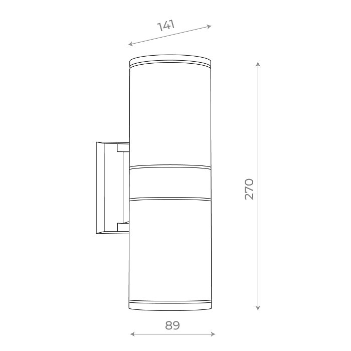 Встраиваемый настенный ST LUCE SL561.401.02