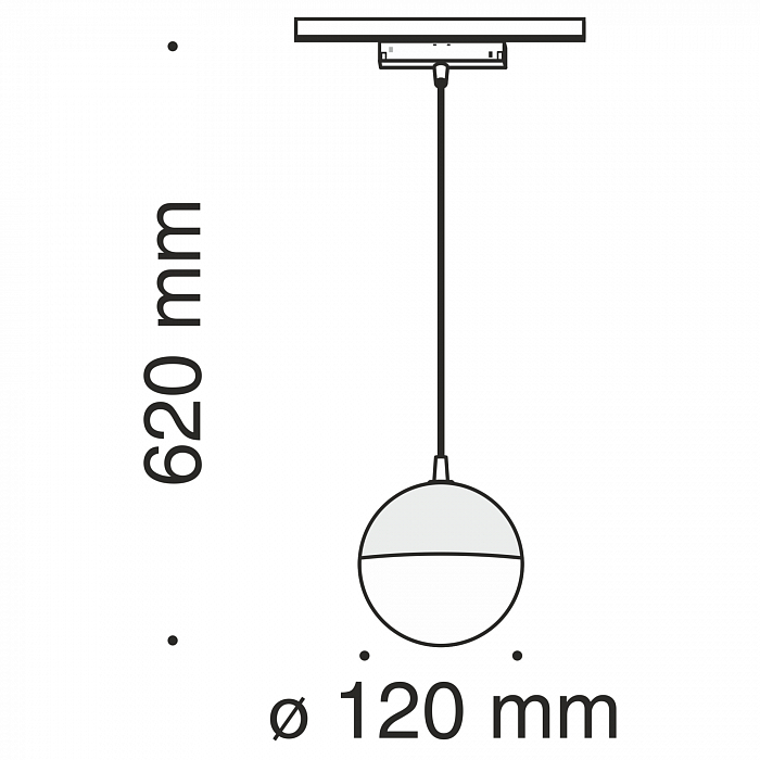 Трековая система Трековый светильник Technical TR018-2-10W3K-B