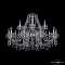 Люстра большая Bohemia Ivele Crystal 1403/10+5/360 Ni