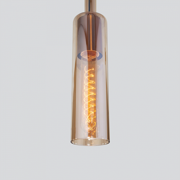 Люстра одинарный Eurosvet 50226/1 янтарный