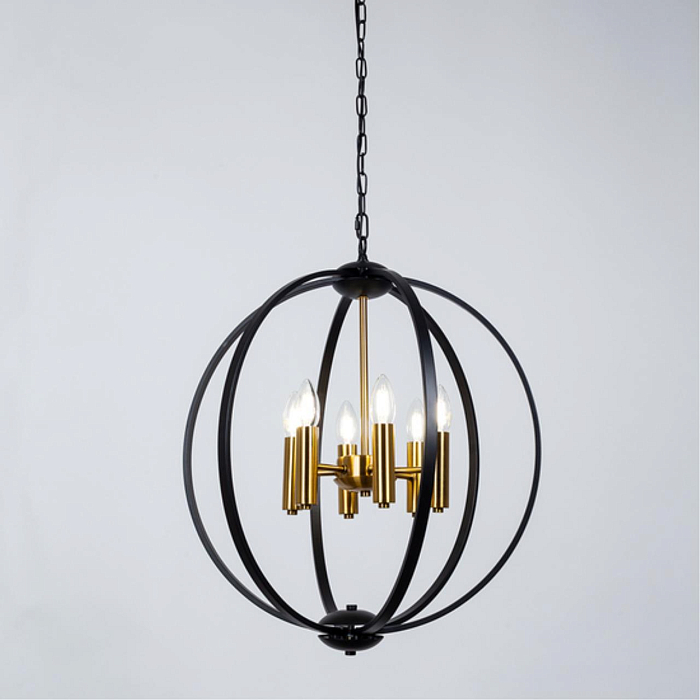Люстра подвесная ARTE LAMP A7013SP-6BK