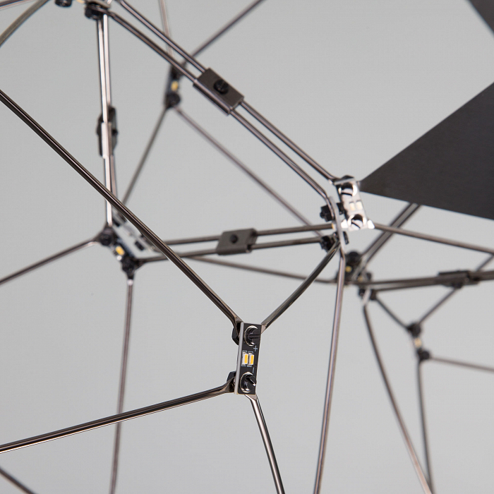 Люстра Eurosvet 90368/5 черный жемчуг