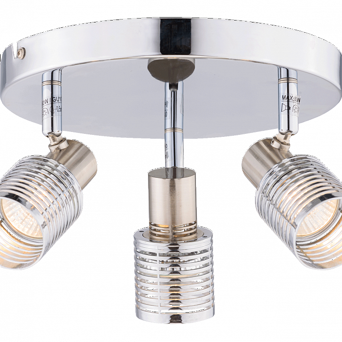 Спот на 3 и более ламп Sfera Sveta 8745-03/P102 CH+SN