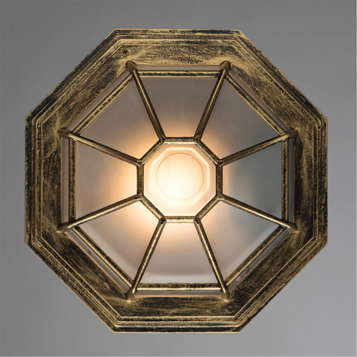 Уличный светильник настенно-потолочный ARTE LAMP A3121PF-1BN