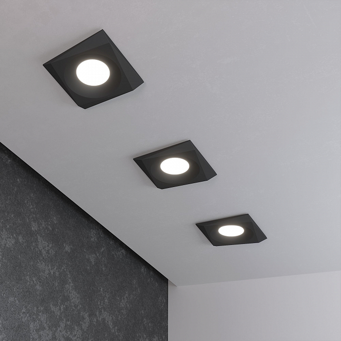 Встраиваемый точечный светильник 119 MR16 черный Светильник Elektrostandard 119 MR16 черный