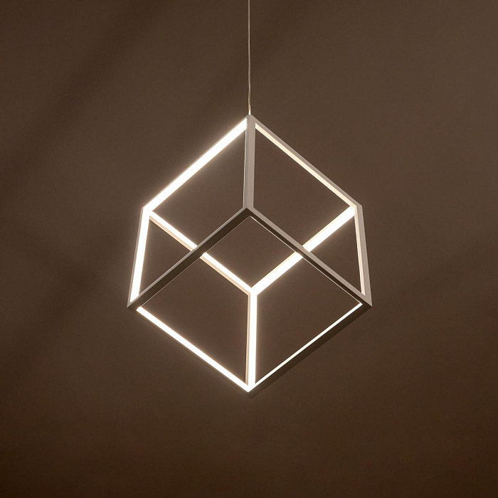 CL719300 Куб Белый Св-к Подвес, LED 40W*4000K Светильник светодиодный  CL719300