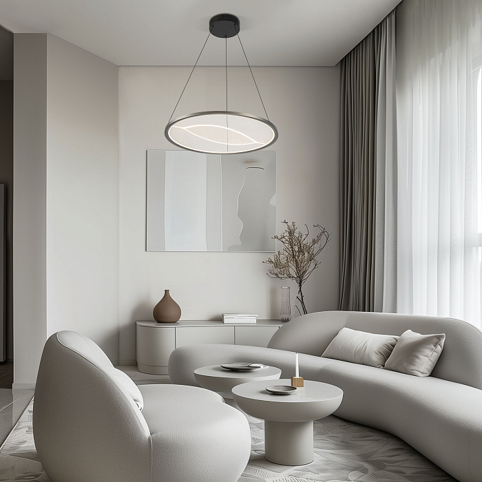 Люстра Eurosvet 40027/1 LED серый