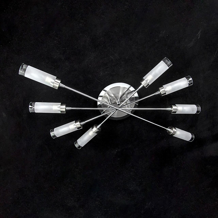 CL109181 Хеликс Хром Мат+Хром Св-к Люстра Люстра потолочная  CL109181