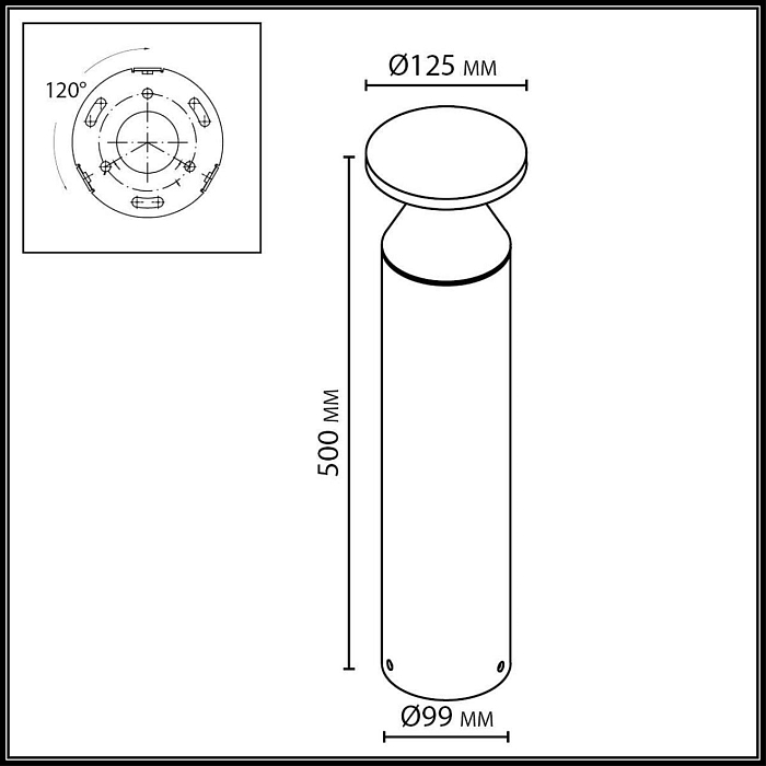 ODEON LIGHT 7119/12GL