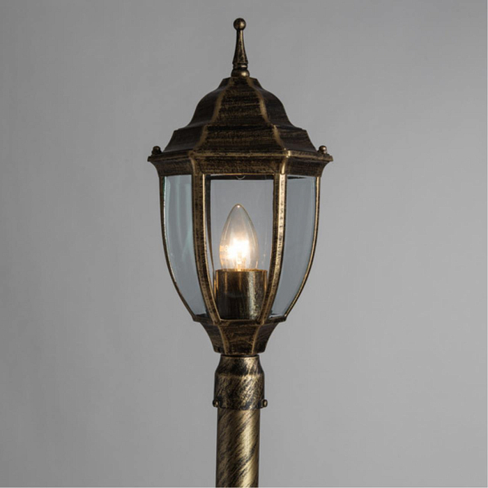 Уличный светильник на столбе ARTE LAMP A3151PA-1BN