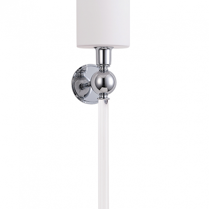 Бра Crystal Lux MIRABELLA AP1 CHROME/WHITE