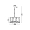 Люстра подвесная Vele Luce VL3004P05