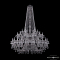 Люстра большая Bohemia Ivele Crystal 1403/24+12+6/460/h-177/2d Ni
