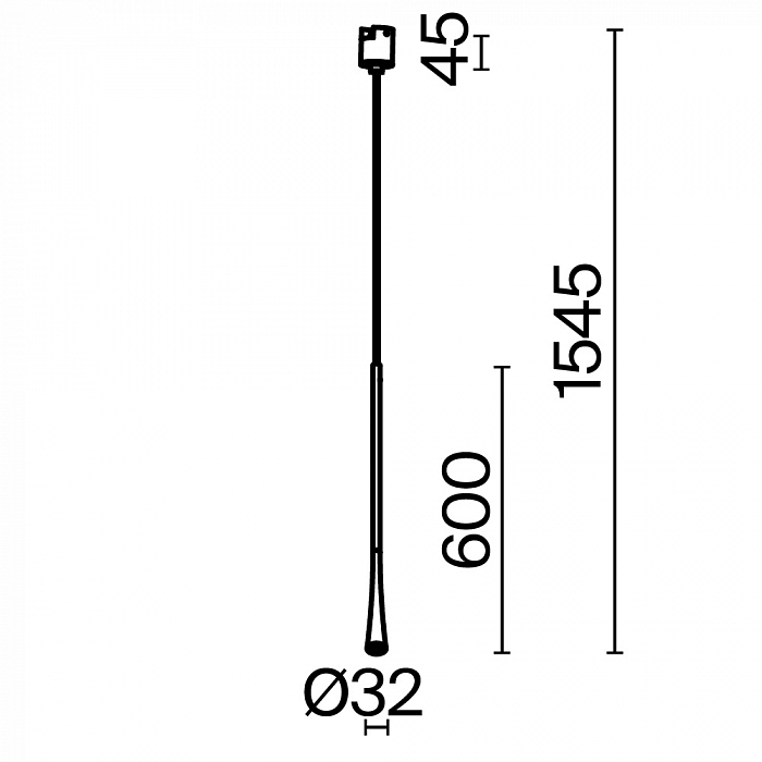 Трековая система Technical TR168-1-7W3K-M-BS