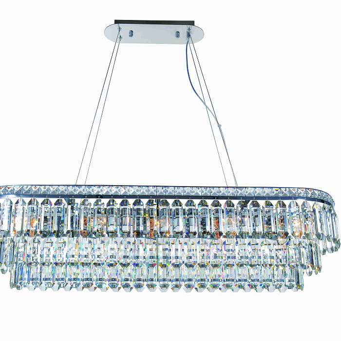 Люстра NewRgy 2796R/10A CHROME+CLEAR