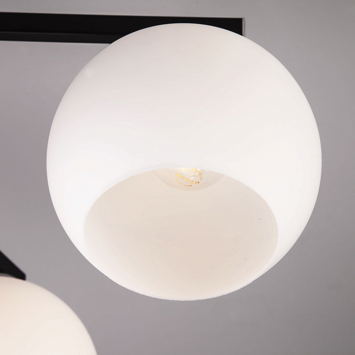 Потолочная люстра с плафонами 30145/6 хром/венге Люстра потолочная Eurosvet 30145/6 хром/венге