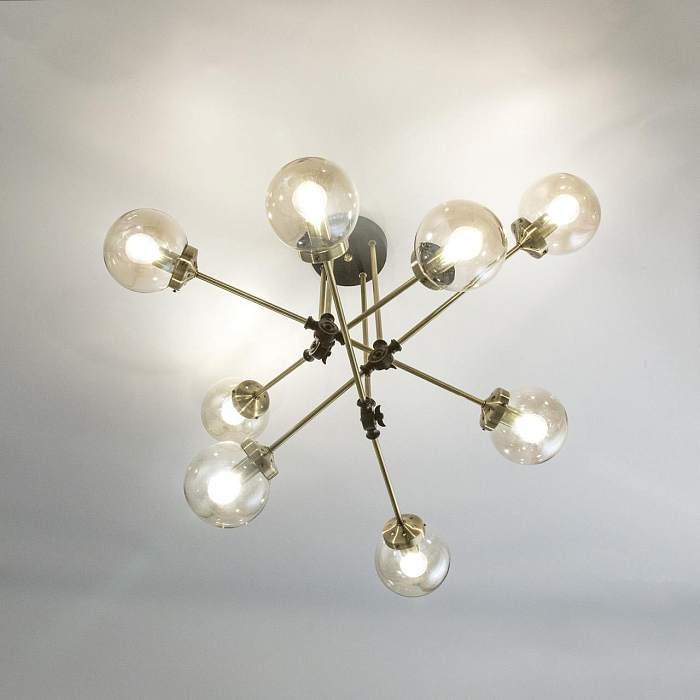 CL105185 Планета Черн+Дымч. Св-к Люстра Люстра на штанге  CL105185