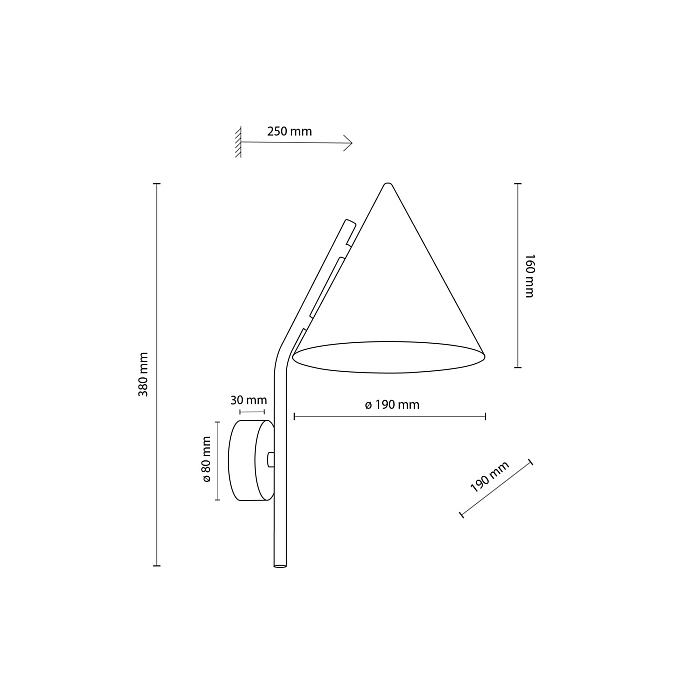 Светильник TK Lighting 11088 CONO BROWN