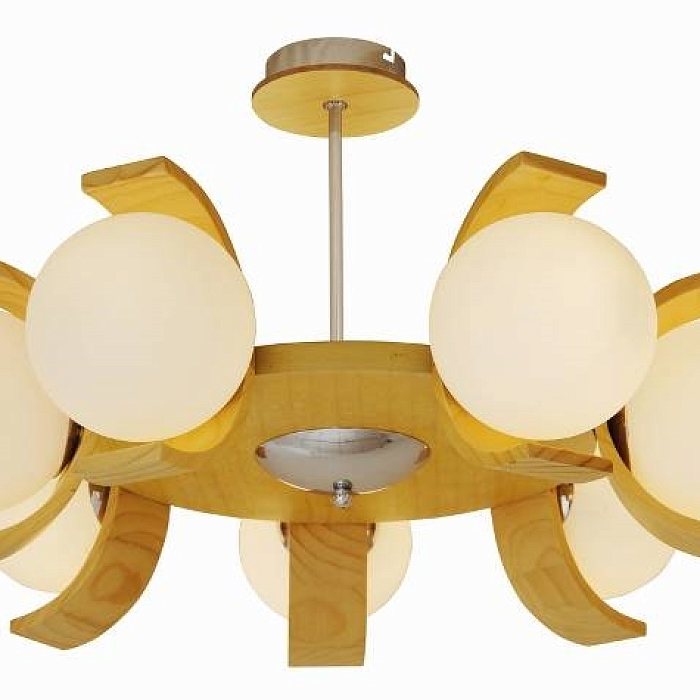 Люстра на штанге Sfera Sveta 85391/7B WOOD+CH