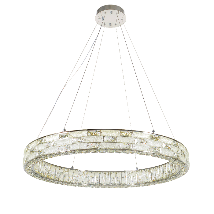 Люстра NewRgy 6014R/80W CHROME+CLEAR