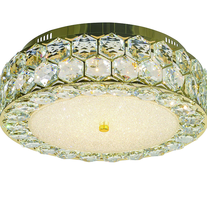 Люстра NewRgy 6076E/72W GOLD+CLEAR