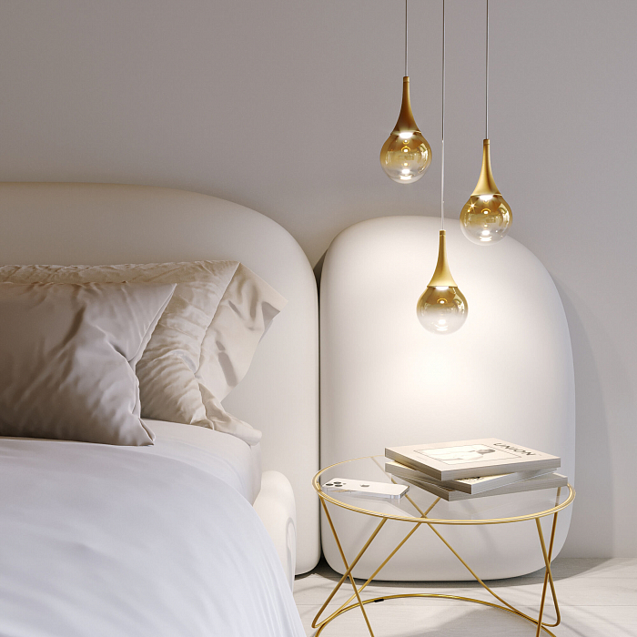 Люстра Eurosvet 50256/1 LED золото