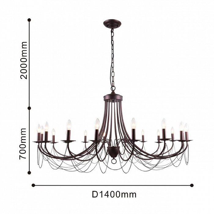 Люстра большая F-Promo 2590-18P