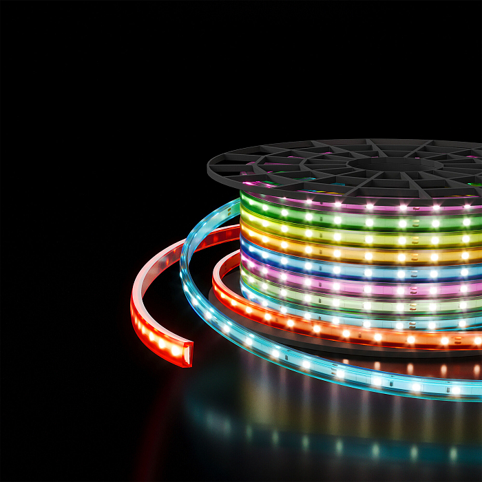 Уличный светильник Elektrostandard Лента светодиодная 220V 11W 60Led 5050 IP65 мульти, 50 м