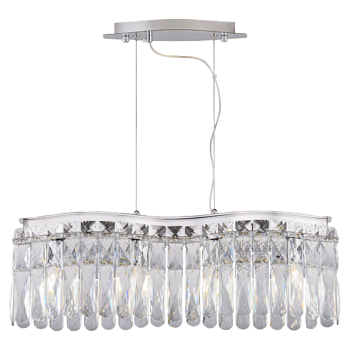 Люстра NewRgy 5683R/4A CHROME+CLEAR