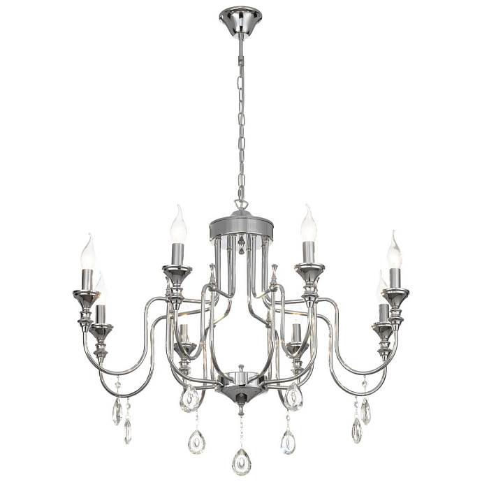 CL437181 Рига Хром Св-к Люстра Люстра подвесная  CL437181