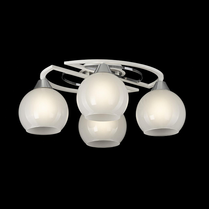 CL121140 Отто Белый+Хром Св-к Люстра Люстра потолочная  CL121140