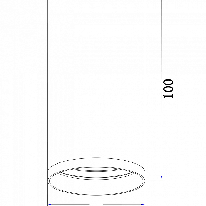 Светильник накладной Technical C052CL-01B