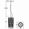 Светильник одинарный Maytoni MOD124PL-L3CH3K