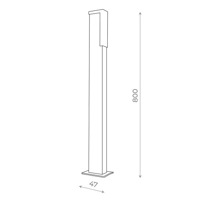 Встраиваемый на столбе ST LUCE SL096.445.02