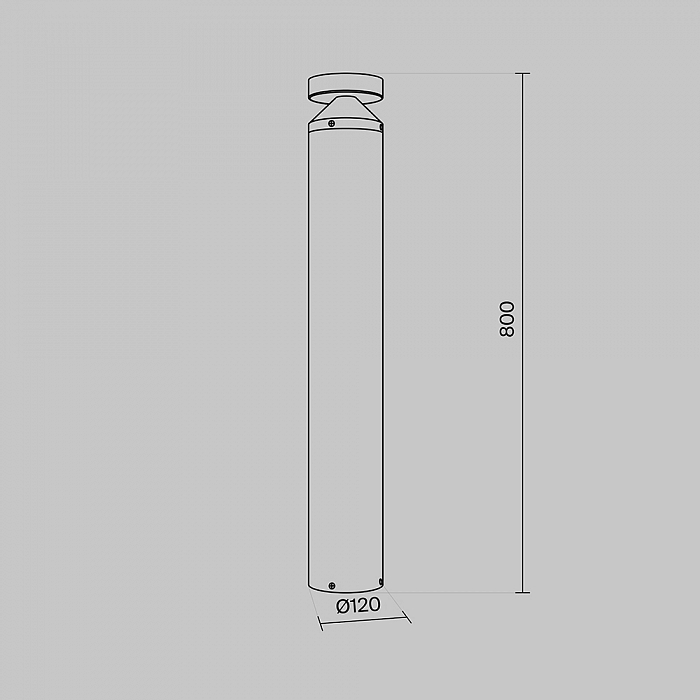 Уличный светильник Outdoor O591FL-L12GF3K1