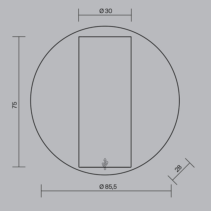 Бра Technical C079WL-L3W3K