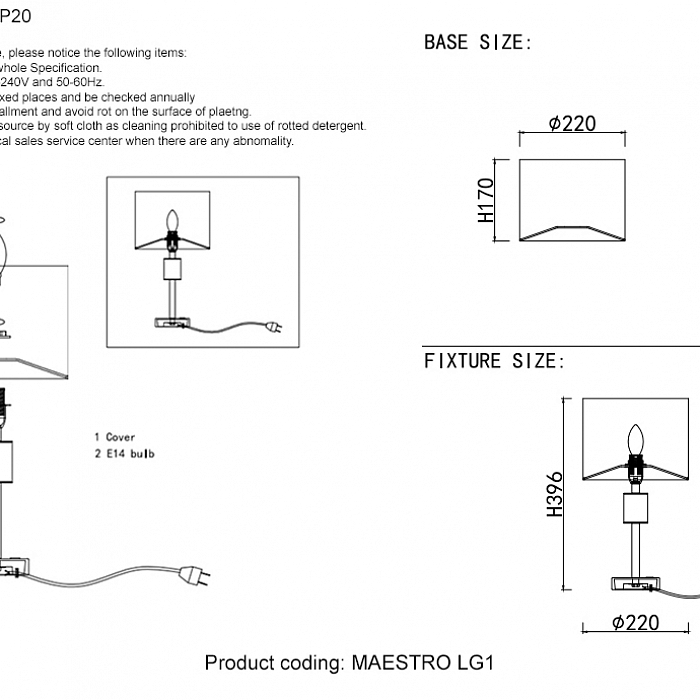 Настольная лампа Crystal Lux MAESTRO LG1 GOLD