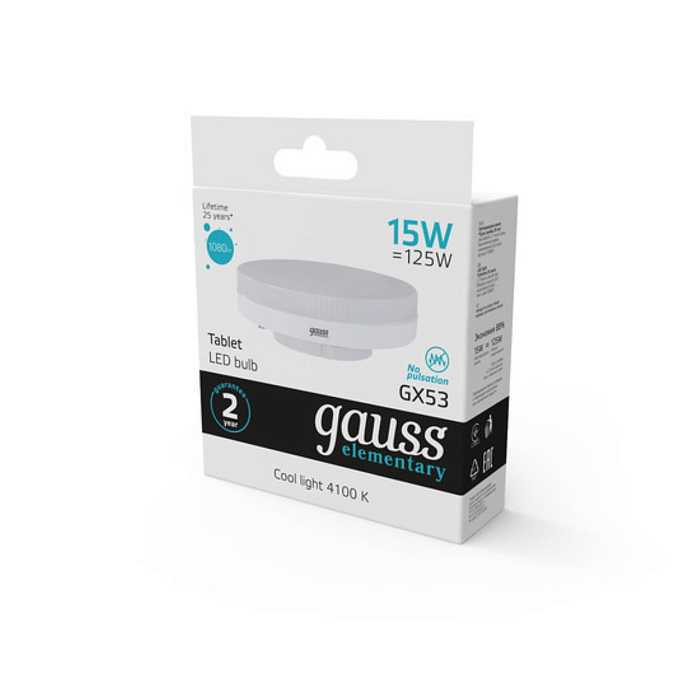 Лампочка GAUSS 83825_GAUSS