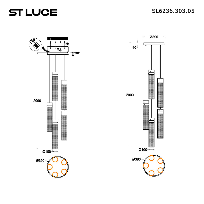 ST LUCE SL6236.303.05