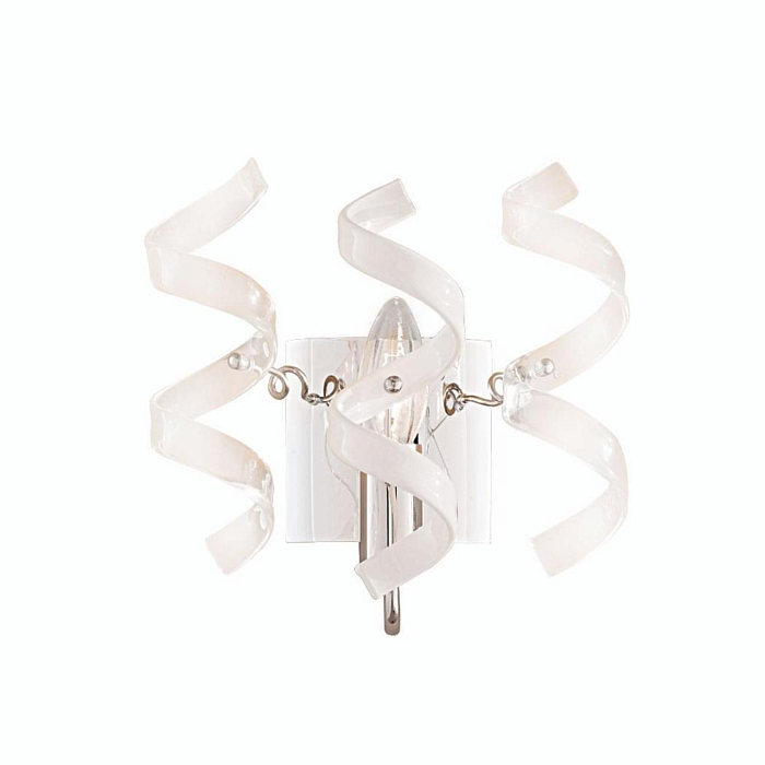 CL222321 Рандом Хром+Прозр+Бел Св-к Бра Бра на 1 лампу  CL222321