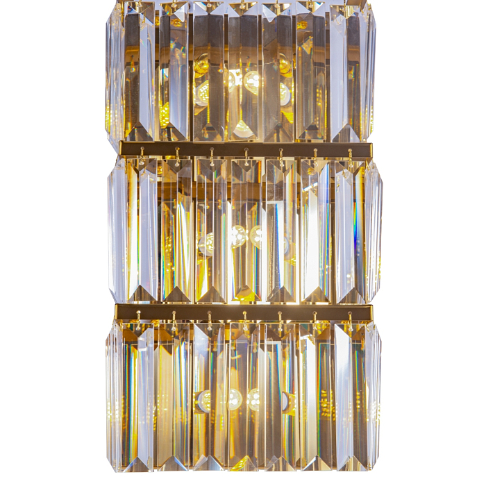 Светильник NewRgy W2821E/3A GOLD H+CLEAR