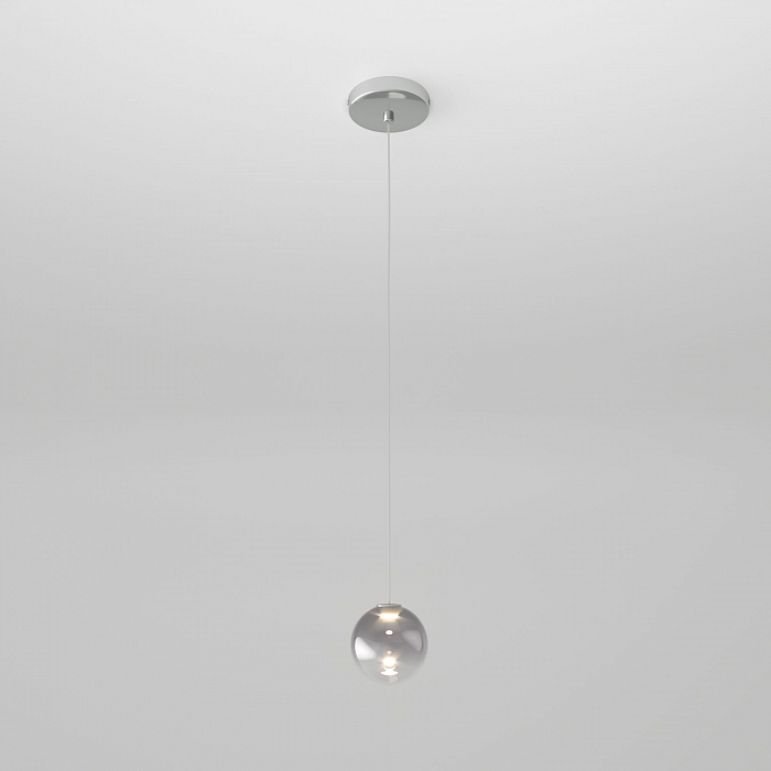 Люстра одинарный Eurosvet 50234/1 LED дымчатый