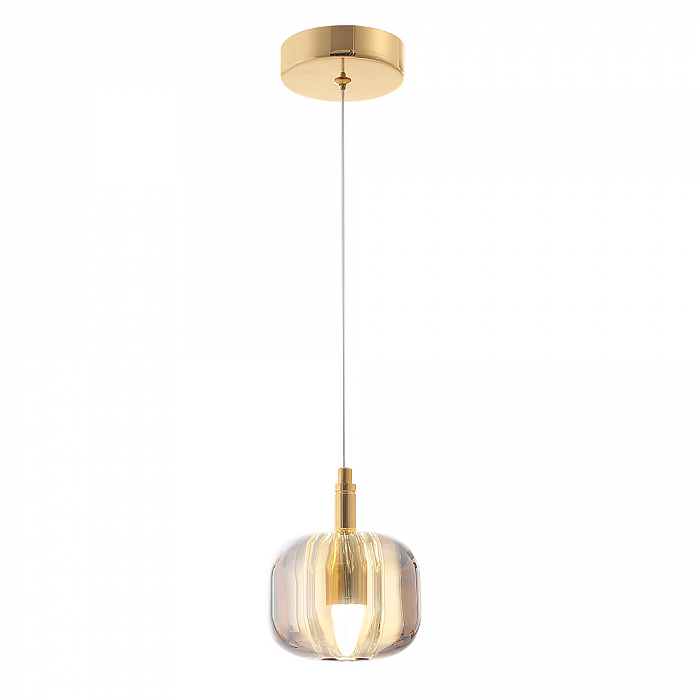 Светильник Crystal Lux BOX SP1 GOLD/AMBER