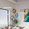 Светильник Crystal Lux NUESTRO SP1 CHROME/BLUE
