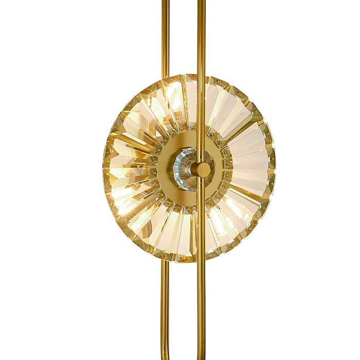 Бра NewRgy W2789P/3A PLATING BRASS+CLEAR