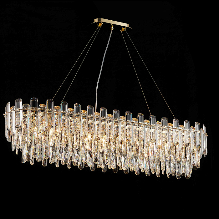 Люстра NewRgy NW076-L1200*W300*H290 OVAL H GOLD