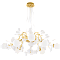 Люстра NewRgy 2740A/8 SPAY PAINT BRASS+WHITE