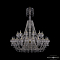 Люстра большая Bohemia Ivele Crystal 1403/24+12/530/XL-160 G