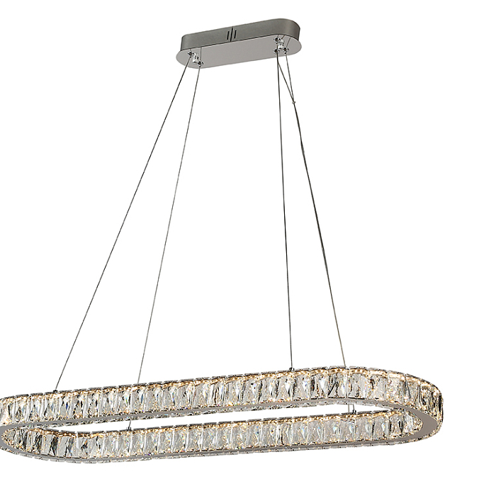 Люстра Newport 8580/90 C oval chrome