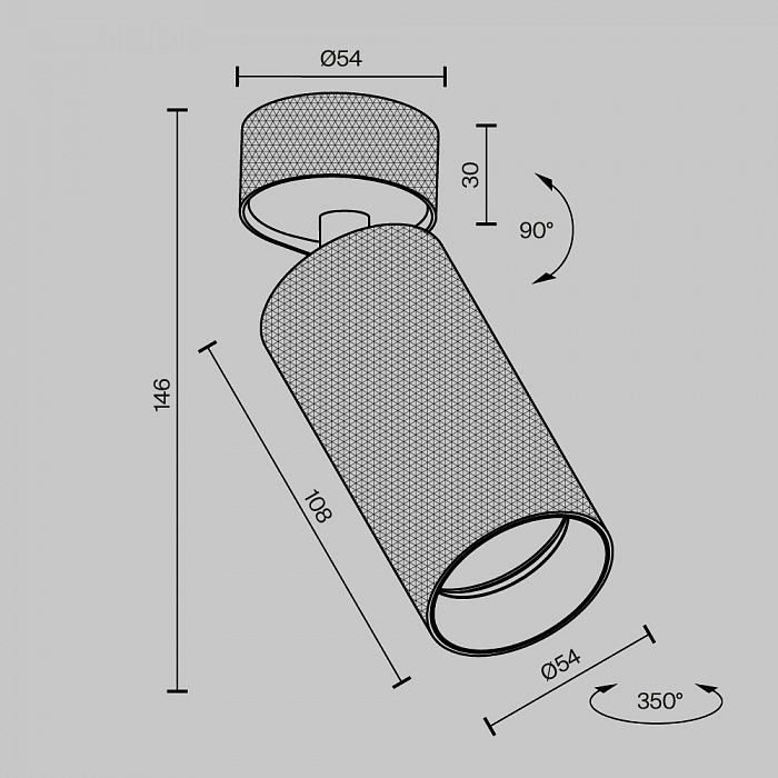 Светильник Technical C082CL-01-GU10-MG